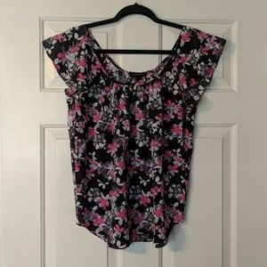 Flutter Sleeve Banana Republic Blouse